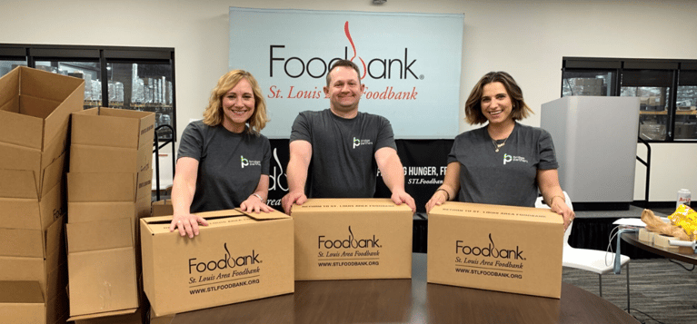 Bridge Partners Helps Stamp Out Hunger at the St. Louis Area Foodbank