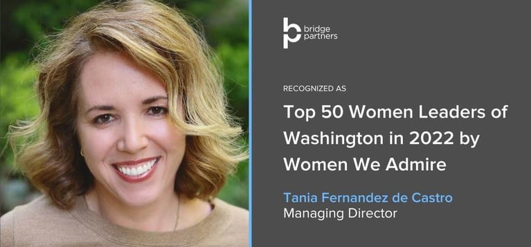 Tania Fernández de Castro Named as One of Washington’s Women We Admire